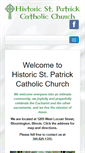 Mobile Screenshot of historicsaintpatrick.org