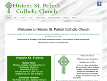 Tablet Screenshot of historicsaintpatrick.org